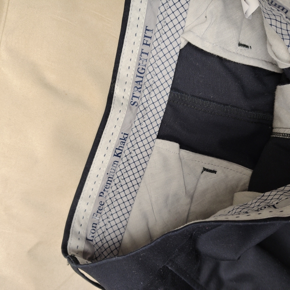 Men's Straight Fit Black Pants